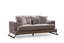 Atelier Del Sofa Frido - Sofá de 2 plazas Gris claro